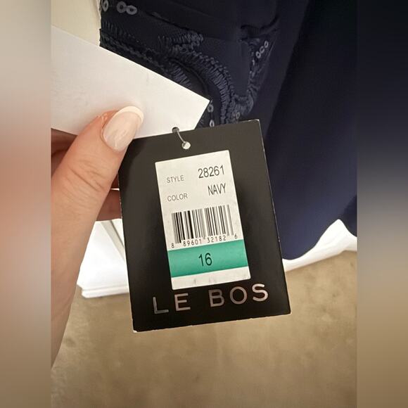 NWT Le Bos Plus Size Round Neck 3/4 Sleeve Embroidered Trim Duster 3-Piece Set - Picture 13 of 14